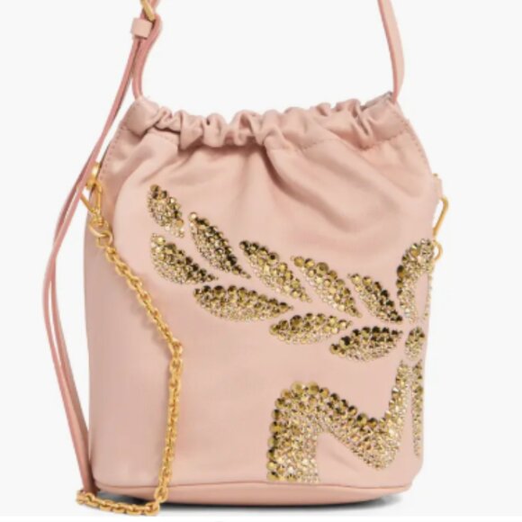 MCM Pink and Gold Bucket Bag - Picture 5 of 10
